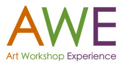 AWE: Art Workshop Experience logo.